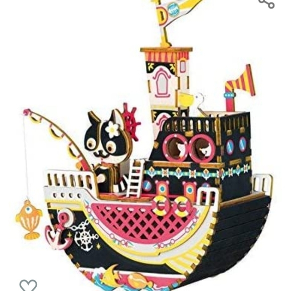 Rolife Other - Rolife Music Boxes Fishing Kitty Wood DIY Kit. NIB.